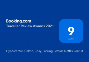 Hypercentre, Calme, Cosy, Parking Gratuit, Netflix Gratuit